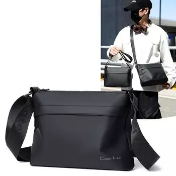 Мужская водонепроницаемая сумка через плечо, большая вместимость, дорожная сумка Small чёрный