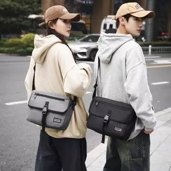 Мужская водонепроницаемая сумка через плечо, женская легкая сумка большой емкости, легкая сумка через плечо серый