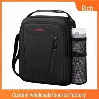 Мужская водонепроницаемая вертикальная сумка-мессенджер - повседневная сумка через плечо большой вместимости