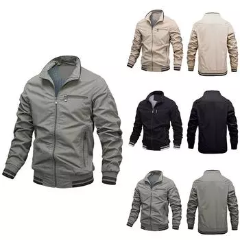 Мужская военная куртка-бомбер на молнии, боевая уличная тактическая пилотная куртка, верхняя одежда