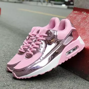 Мужская воздушная подушка Maximum Mesh Fly Woven спортивная обувь для мужчин и женщин дышащие кроссовки для бега парная обувь 36 розовый