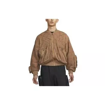 Мужская вязаная куртка-бомбер Nike X Collaborative MA-1 Верхняя одежда Лишайниково-коричневый CZ4705-382 M
