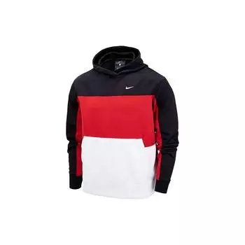 Мужская вязаная толстовка с капюшоном Nike Colorblock, красная DH9727-011 S