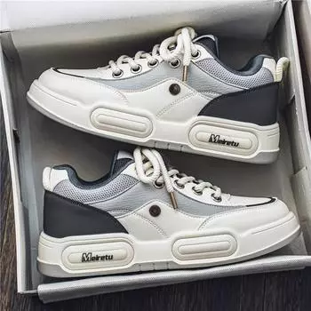 Мужская вулканизированная обувь, мужская модная повседневная обувь на плоской подошве, кроссовки, мужская модная корейская сетчатая обувь для ходьбы и скейтбординга, мужской уличный стиль 39