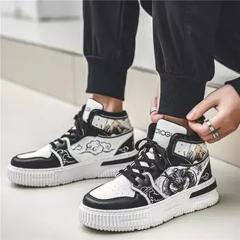 Мужская вулканизированная обувь, повседневные кроссовки из ткани с принтом, мужская обувь, мужская обувь для скейтбординга, теннисные туфли Zapatillas Hombre 35 красный