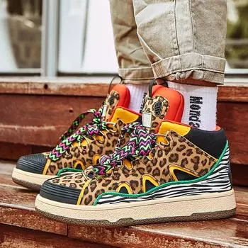 Мужская/женская брендовая немецкая обувь Tide, обувь для папы, повседневные высокие кроссовки для пары с высоким берцем 36 чёрный