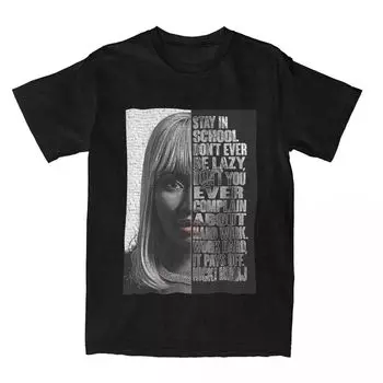 Мужская женская футболка Cool Merch Novelty Tees Короткий рукав Harajuku O Neck Футболка из хлопка Streetwear Vintage Tops S