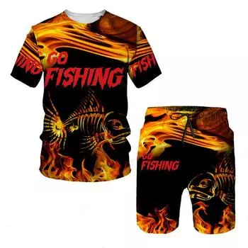 Мужская/женская камуфляжная футболка с капюшоном для охоты на животных и рыб Harajuku, пуловер с 3D принтом для рыбалки, уличная одежда в стиле хип-хоп S