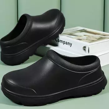 Мужская/женская многофункциональная летняя водонепроницаемая обувь Skystarring Oil Water Shoes Обувь для шеф-повара Садовые сандалии 35/36 белый