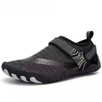 Мужская/женская многофункциональная уличная пляжная обувь, велосипедная обувь, походная обувь, домашние кроссовки для фитнеса 35 чёрный