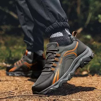 Мужская/женская модная спортивная обувь для альпинизма на открытом воздухе, кроссовки большого размера 36 чёрный