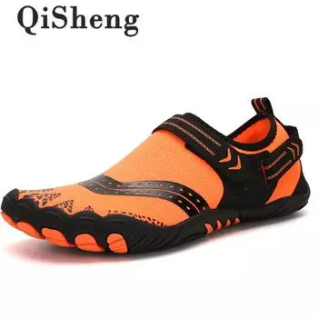 Мужская/женская обувь для бега для йоги и фитнеса, обувь для подводного плавания, детская обувь для уличного пляжного плавания 28 чёрный