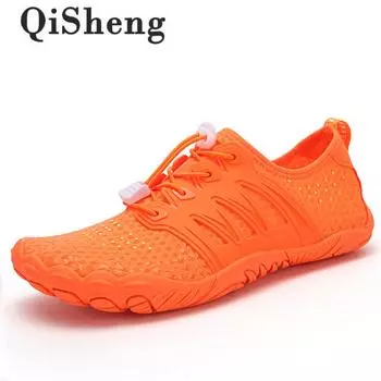 Мужская/женская обувь для прогулок по ручью. Обувь для забродов с пятью пальцами. Обувь для пляжного дайвинга. Обувь для плавания. Большой размер. Обувь для велоспорта и пешего туризма. 35 чёрный