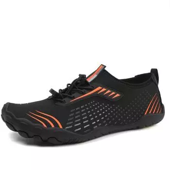 Мужская/женская пляжная обувь 35–46, обувь для плавания с пятью пальцами, туристическая обувь, многофункциональная обувь для йоги и фитнеса 35 темно-серого