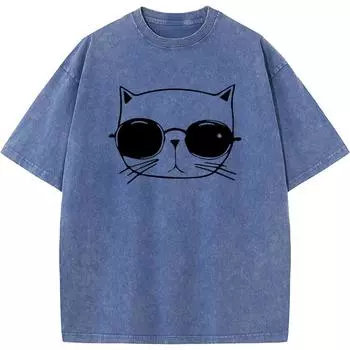 Мужская Женская Повседневная Мода Оверсайз Футболка Мужская Повседневная Хлопковая Футболка с Коротким Рукавом 90-е винтаж Унисекс Выстиранная Старая Футболка S