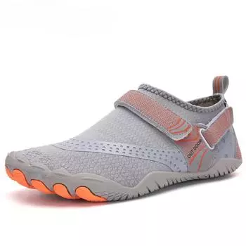 Мужская/женская уличная обувь для плавания по течению реки, пляжная обувь для дайвинга, обувь для плавания, кроссовки для фитнеса и верховой езды, альпинизма 36 чёрный