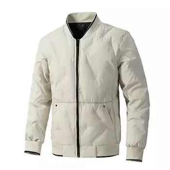 Мужская зимняя бейсбольная куртка больших размеров, хлопковая куртка, куртка Bread, короткая теплая хлопковая куртка 8XL чёрный