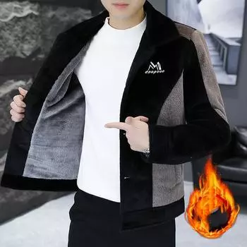 Мужская зимняя куртка Повседневная куртка Зимняя короткая куртка Теплая утолщенная куртка с капюшоном 5XL