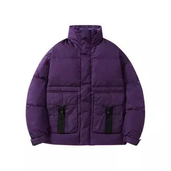 Мужская зимняя куртка-пуховик, новая, корейский стиль, теплая, воротник-стойка, повседневная куртка, модная, молодежная, универсальная, трендовая, хлебная куртка M