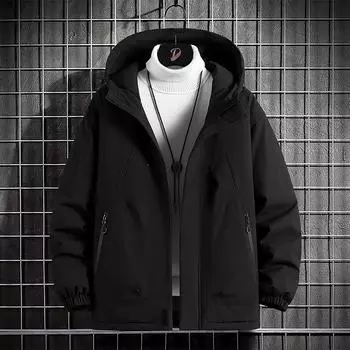 Мужская зимняя куртка с хлопковой подкладкой Plus Fat Plus Plus Size, мужская толстая и теплая хлопковая куртка с хлопковой подкладкой, зимняя куртка, верхняя одежда для мужчин 8XL белый