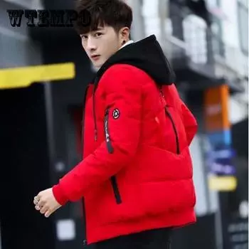 Мужская зимняя куртка, толстое теплое хлопковое стеганое пальто, лоскутная парка с капюшоном XXXL