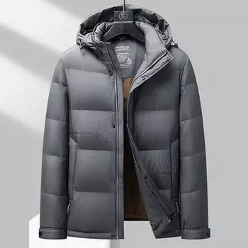 Мужская зимняя новая мужская упитанная куртка больших размеров со съемной шапкой, теплая куртка 10XL