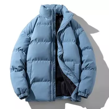 Мужская зимняя парка, ветровка, хлопковая стеганая куртка, пальто, теплая верхняя одежда M