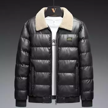 Мужская зимняя повседневная утепленная куртка, ветрозащитная дышащая теплая куртка, однотонные куртки на молнии с длинными рукавами, большие размеры для мужчин M