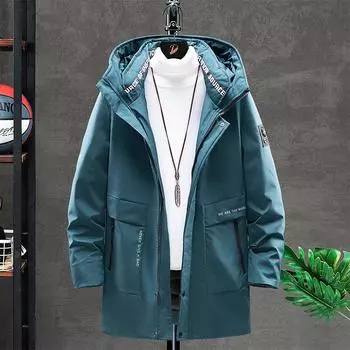 Мужская зимняя пуховая куртка с капюшоном больших размеров, бархатная толстая теплая куртка, свободная мужская куртка больших размеров