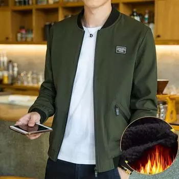 Мужская зимняя свободная летная куртка больших размеров, бейсбольная куртка на молнии, повседневная теплая куртка с подкладкой 8XL