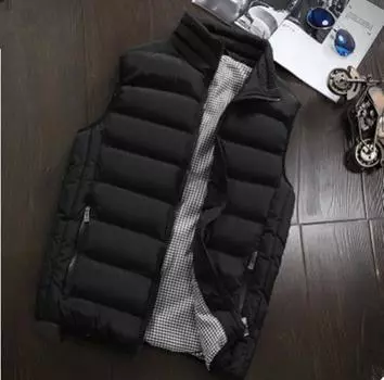 Мужская зимняя теплая куртка без рукавов с воротником-стойкой, ультралегкий белый повседневный жилет, мужской жилет большого размера M-5xl L армия зеленый