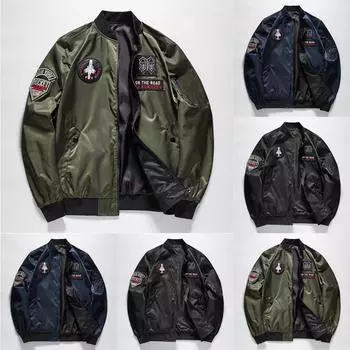 Мужская зимняя теплая повседневная модная цветная куртка на молнии Верхняя одежда Пальто Топы XXXXL чёрный