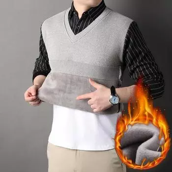 Мужская зимняя теплая рубашка с цветными блоками, жилет с длинным рукавом, теплый топ XXXXL