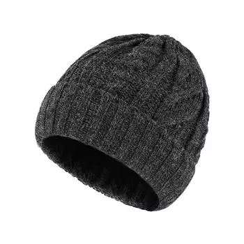 Мужская зимняя теплая вязаная шапка, защита ушей, утолщенная шерстяная велосипедная шапка, флисовая, противохолодная вязаная шапка, шапка Baotou