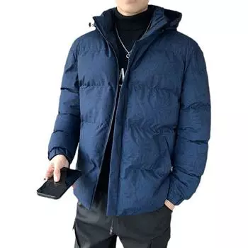 Мужская зимняя толстая камуфляжная теплая хлопковая куртка с капюшоном для людей среднего и пожилого возраста, повседневная хлопковая одежда для пар XXXXXL белый