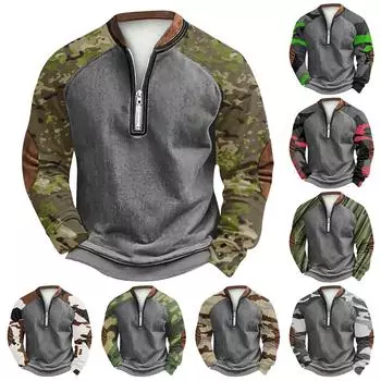 Мужская зимняя толстовка с пряжкой Мужская толстовка с принтом XXXXXL