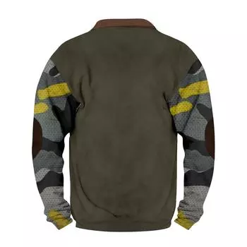 Мужская зимняя толстовка с пряжкой Мужская толстовка с принтом L