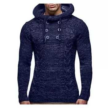 Мужская зимняя водолазка, водолазка, свитер для мужчин S серый