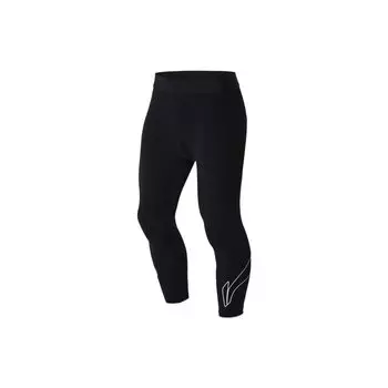 Мужские эластичные трикотажные брюки для фитнеса Li Ning Cba Series, черные AUQS091-2 XXXL