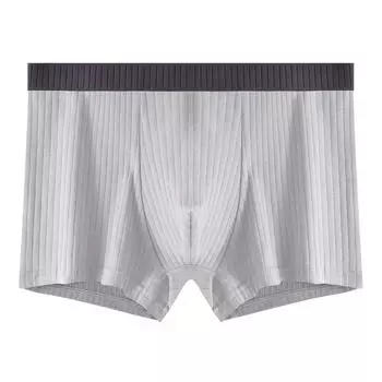 Мужские антибактериальные хлопковые боксеры-брифы - Модные и удобные для подростков и мальчиков 4XL (for 85-100 kg)