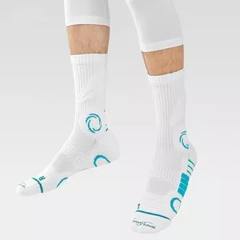 Мужские армейские элитные баскетбольные носки до середины икры, размеры 39–44, профессиональные утепленные спортивные носки One-size белый