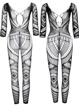 Мужские эротические сетчатые чулки для всего тела, мужская высокая эластичная пижама, эротические чулки для мужчин, прозрачное обтягивающее нижнее белье XXXL