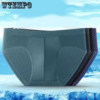 Мужские бамбуковые трусы, сетчатые дышащие трусы-боксеры L-4XL, мужское нижнее белье, короткие трусы, мужские сексуальные однотонные шорты-боксеры XL серый