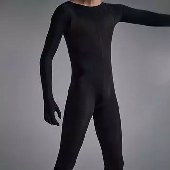 Мужские бархатные чулки большого размера со съемной спинкой и дизайном с пятью пальцами - черный шелковый цельный Closed