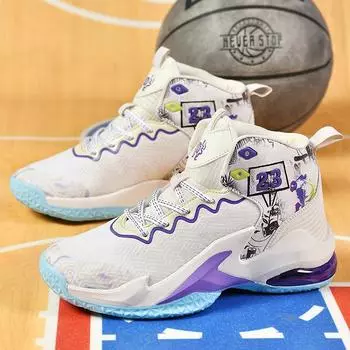 Мужские баскетбольные кроссовки для тренировок на поле, спортивные теннисные кроссовки 2024 года, новые мужские кроссовки, нескользящие, роскошные баскетбольные кроссовки для детей 36