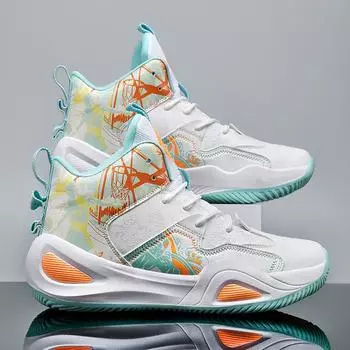 Мужские баскетбольные кроссовки для тренировок на открытом воздухе, брендовые баскетбольные ботинки, женские амортизированные дышащие противоскользящие спортивные теннисные кроссовки 35