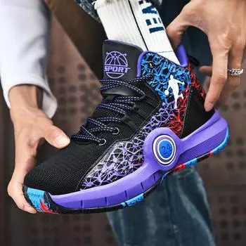 Мужские баскетбольные кроссовки Foreign Trade большого размера - спортивные кроссовки Sonic Youth 39 жёлтый/чёрный