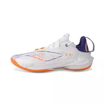 Мужские баскетбольные кроссовки Li Ning Flash Attack 11 CBA Shanghai Team PE Edition Белые Оранжевые ABAU053-29 41