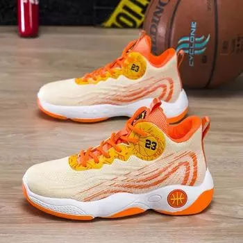 Мужские баскетбольные кроссовки, новые сезонные модные толстые противоскользящие спортивные легкие футбольные кроссовки на толстой подошве, повседневная обувь для бега 39