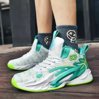 Мужские баскетбольные кроссовки с амортизацией, дышащие, кроссовки для тренировок, легкие спортивные туфли, повседневная обувь, кроссовки для мужчин 35